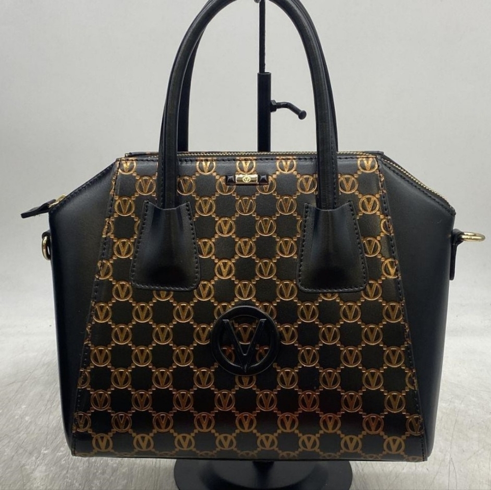 Authentic NEW Valentino Black and Brown Satchel